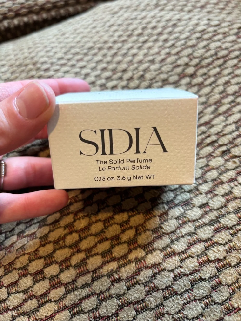 Solid Perfume Compact — Cream Solid Fragrance